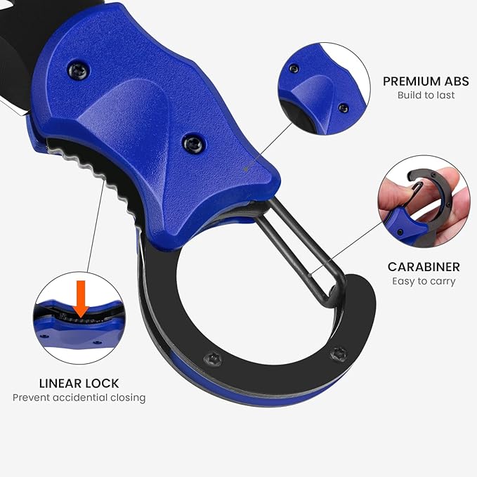 FUNBRO Small Pocket Knife for Men, Edc Knives Tool | Cool Folding Knife Box Cutter with 1.34 Inch Sharp Blade, Great Gift for Men (klein Blue) - Image 3