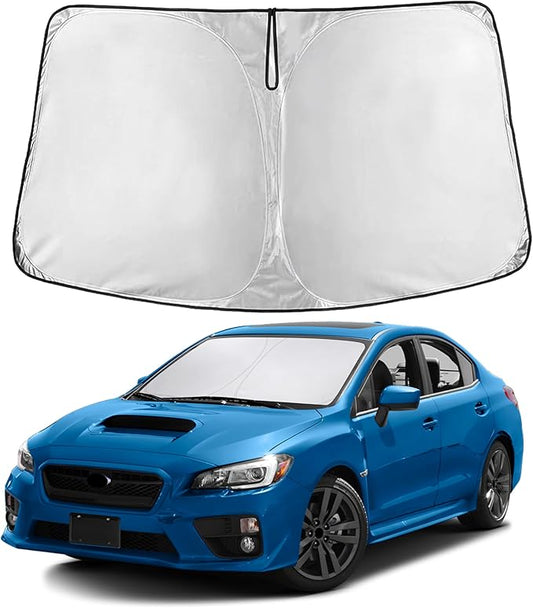 EcoNour Windshield Sunshade Compatible for Subaru Impreza WRX 2017-2021 2022 2023, Sun Visor for Front Windshield & Window Sun Shade Cover, UV Heat Blocker & Protector, Car Accessories by EcoNour