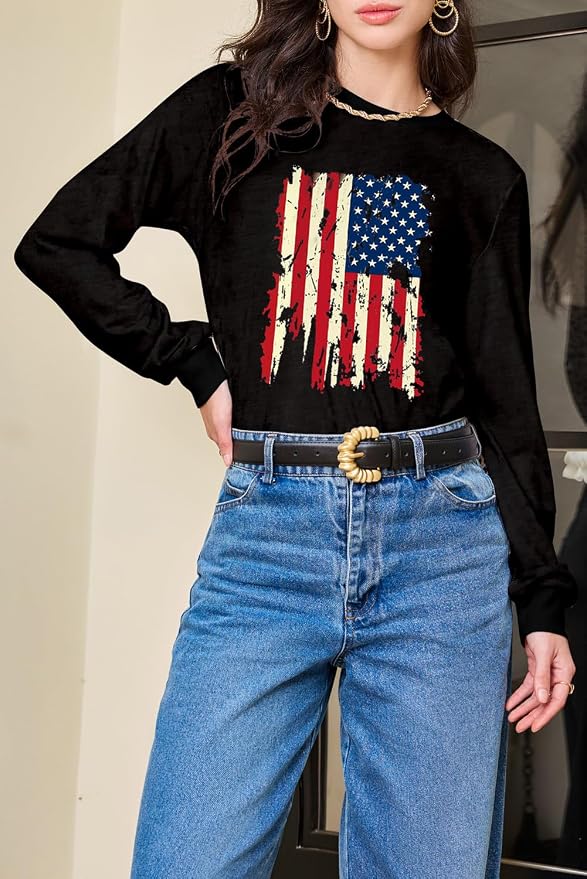EVALESS Womens Crewneck Long Sleeve Tops Casual Polka Dots Tops Fall 2026 Tshirts Shirts - Image 5
