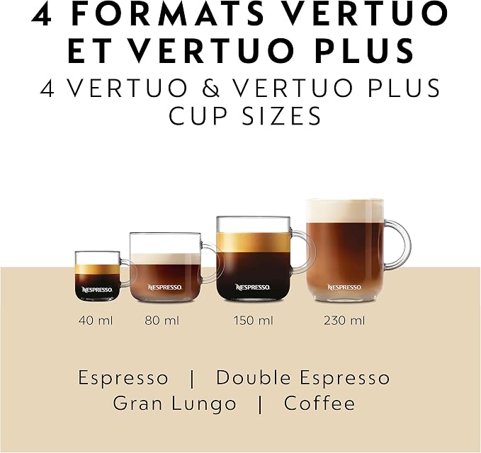 Nespresso Vertuo Coffee and Espresso Maker by Breville, Chrome with Aeroccino Milk Frother - Image 9