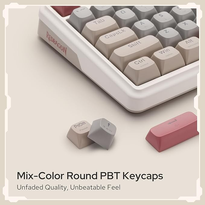 Redragon K768 PRO Wireless 100-Key Gasket Gaming Keyboard, Knob + 8000mAh | Multi-Function Control Wheel, 0-Delay Tri-Mode, Cushioned 5-Layer Noise Dampening for Creamy Thocky Sound, Practical 95% Size - Image 7