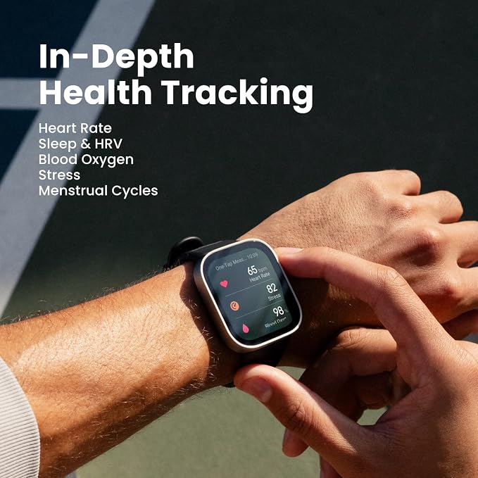 Amazfit Bip Max 50mm Smartwatch, 2.07" AMOLED Display, 20 Days of Battery, GPS, 4GB Storage, Offline Maps, Fitness Tracker, Hybrid Training, 150+ Sports, HYROX Mode, 5 ATM for Android & iPhone, Gray - Image 8