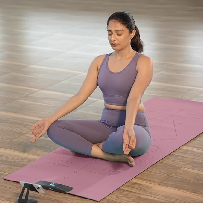 Smart Mat Gen3 - Dark Grey| AI Powered Yoga Mats For Home Workout | Lightweight Yoga Mats of 6mm | Real Time Tracking Exercise Mats For Men & Women - Image 2