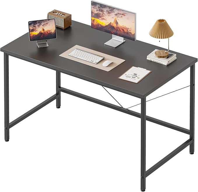 Mericonia 32x16 Inch Computer Desk, 0.6" Thick Small Office Table | Modern Simple Style, Small Study & Writing Table for Home Bedroom Work, Black by MERICONIA