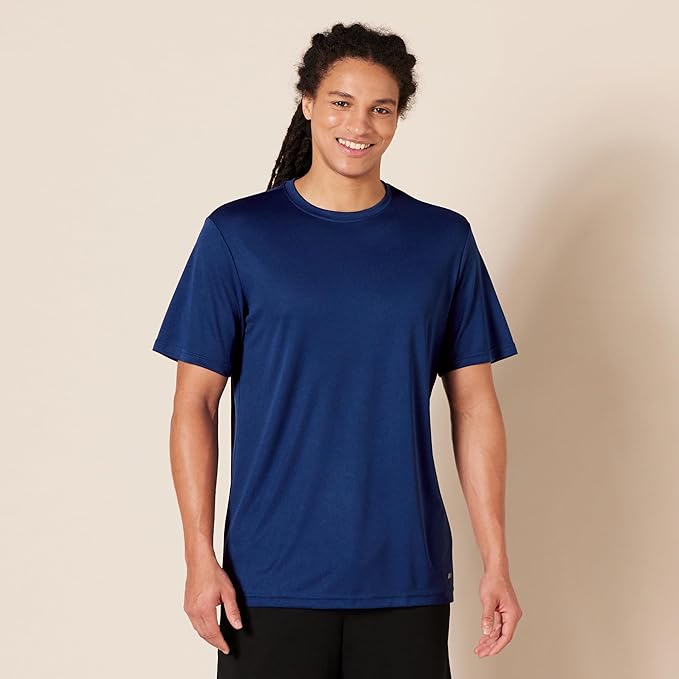 Amazon Essentials Men's Moisture Wicking Breathable Active Performance Tech Gym T-Shirts, Pack of 2 - Image 3