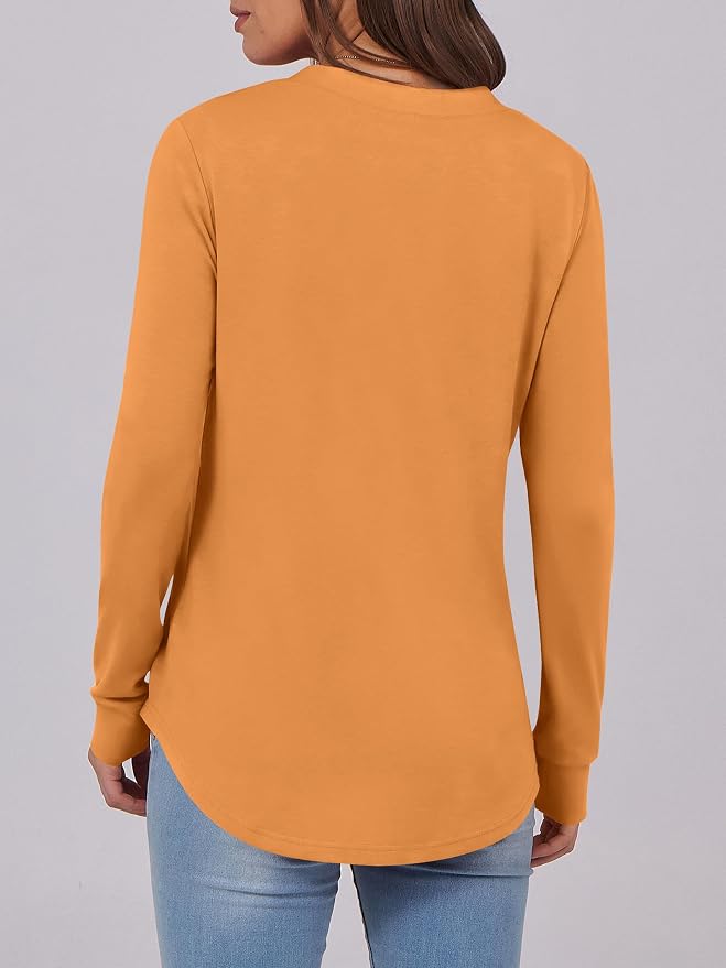 ANRABESS Women's Long Sleeve Shirts 2026 Spring Fashion Dressy Casual Tops Trendy Henley Blouses Cute Work Outfits Clothes - Image 6