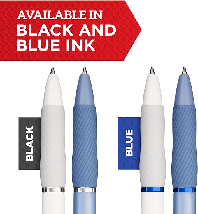 Sharpie S-Gel Pens, Frost Blue Barrel, Medium Point (0.7mm), Black Gel Ink, 12 Count - Office Supplies, Journaling, Writing, Note-Taking - Image 4