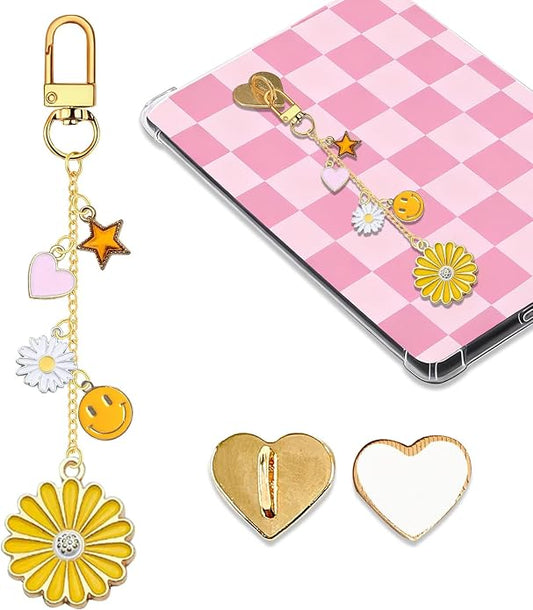 Charm Chains for Kindle,Cute E-reader Phone Charm Bracelets Accessories Compatible for Kindle E-Reader Phone iPad AirPod,Gifts for Reader Booklovers by Unknown