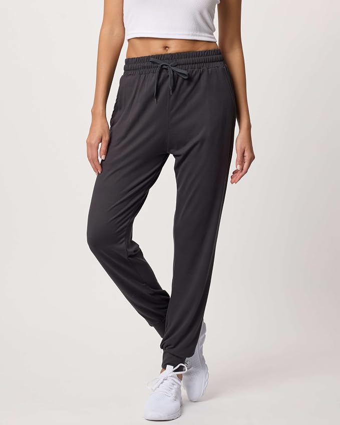 3 Pack Women's Lounge Joggers Sweatpant Active Athletic Yoga Workout Pocket | Available in Plus Size, Ladies Casual, Drawstring Gym Pants, Sleep Bottoms, Hiking, Running, Fitness, Exercise, Pajama, Soft - Image 2