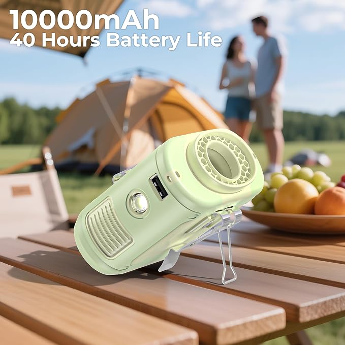 AMACOOL Portable Waist Fan Clip On, Gifts for Men Dad Husband, 10000mAh Rechargeable Wearable Shirt Fan, Powerful Belt Fans, Birthday Gifts for Women Jobsite Travel Camping Essentials 2026 - Image 3