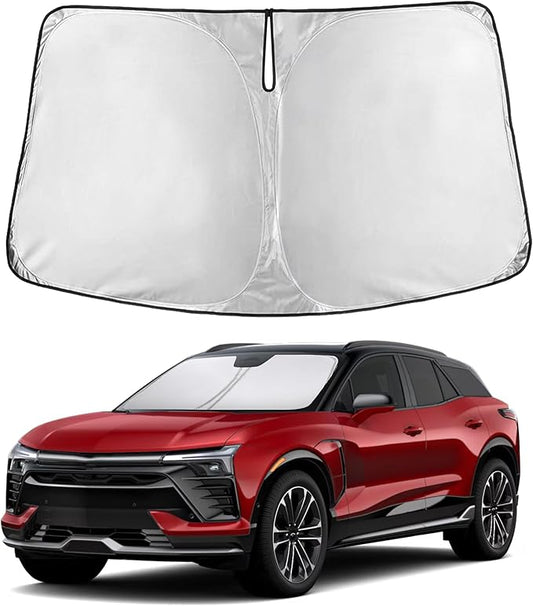 EcoNour Windshield Sunshade Compatible for Chevrolet Blazer EV 2024 2025 2026, Sun Visor for Front Windshield & Window Sun Shade Cover, UV Heat Blocker & Protector, Car Accessories by EcoNour