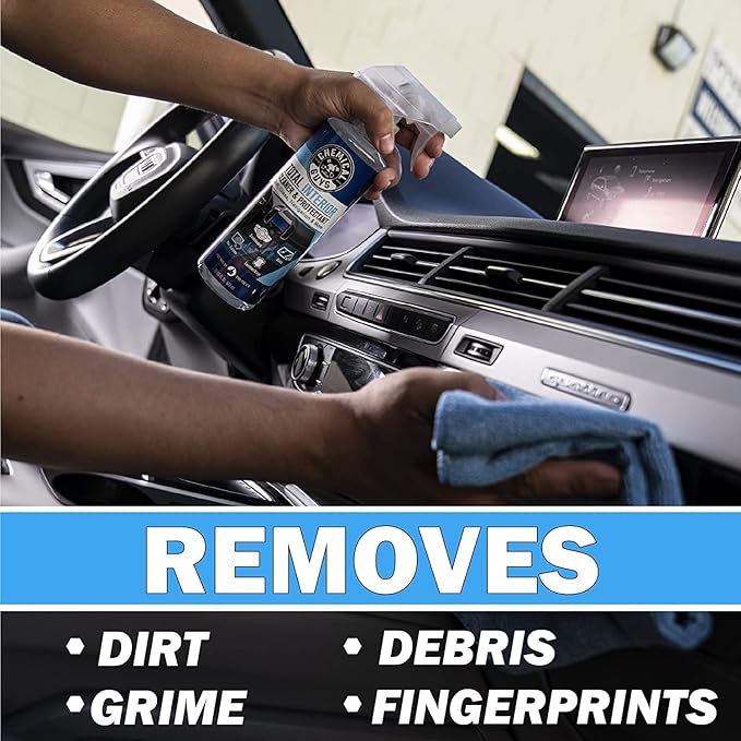 Chemical Guys HOL414 Total Interior Cleaner and Protectant, Refill Kit With 2 Dilution Bottles & 3 Premium Microfiber Towels (Safe for Cars, Trucks, SUVs, Jeeps, Motorcycles, RVs & More) 64 fl oz - Image 4