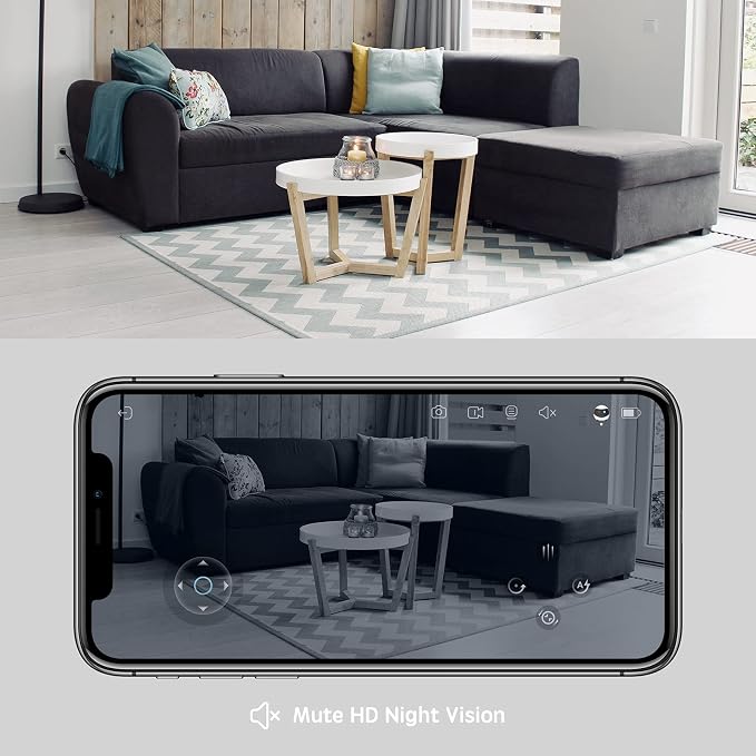Enabot EBO SE Home Robot Camera: 1080P Mobile FamilyBot Pet Companion | Whole-Home Mobility, Two-Way Talk, Night Vision, Local Storage, Auto-Recharge, Long Distance Gift for Family/Pet - Image 4