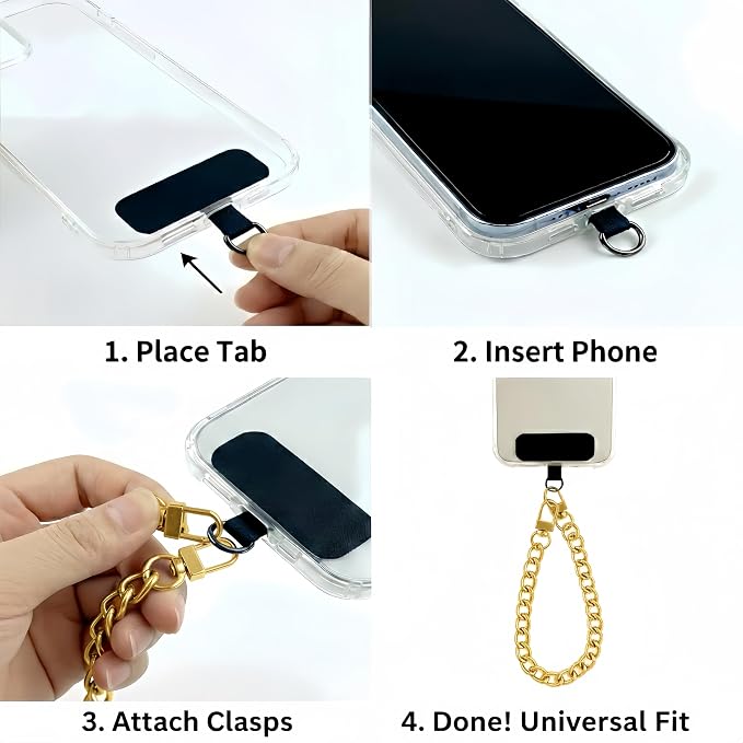 Metal Phone Wrist Lanyard Lightweight Aluminum Cellphone Strap Wristlet Classic Metal Phone Chain for Women and Men - Image 6