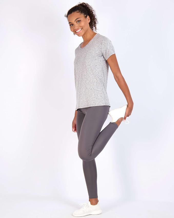 5 Pack Women's Dry Fit Short Sleeve Athletic Gym Workout Running Tops | Available in Plus Size, Exercise, Sports, Fitness, Quick Dry, Cooling, Moisture Wicking, Loose Basic Tees, Yoga, Pilates - Image 7
