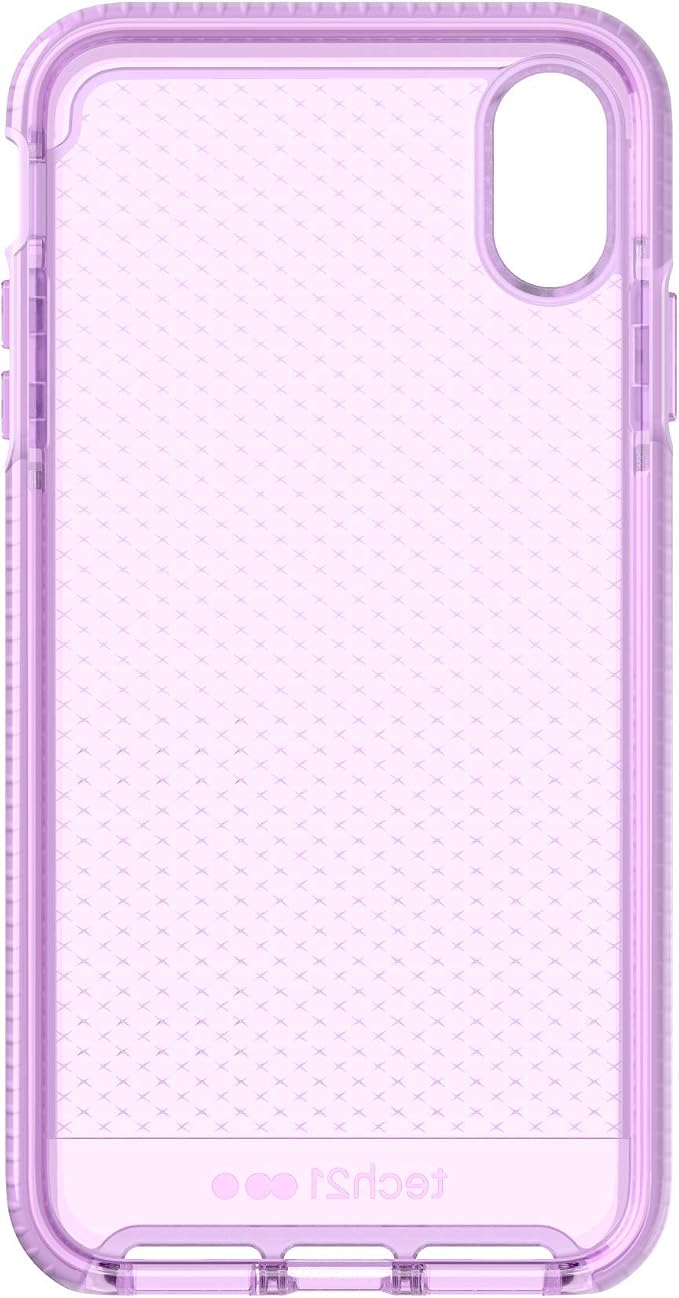 tech21 Evo Check Apple iPhone Xs Max Phone Case with 12 ft. Drop Protection - Orchid by Tech21