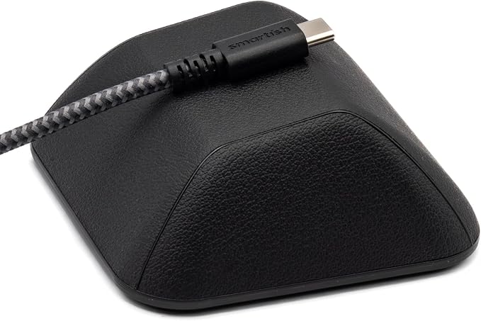 Smartish® Magnetic Cord Holder - Cable Wrangler Organizer with Magnet Clips for Charger Management on Desktop, Nightstand for USB-C + Lightning - Black Tie Affair by Smartish-PhoneCasesandStuff