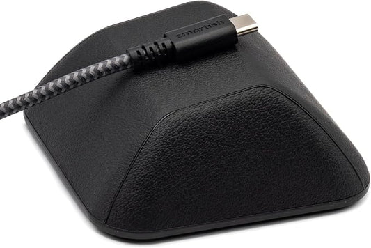 Smartish® Magnetic Cord Holder - Cable Wrangler Organizer with Magnet Clips for Charger Management on Desktop, Nightstand for USB-C + Lightning - Black Tie Affair by Smartish-PhoneCasesandStuff
