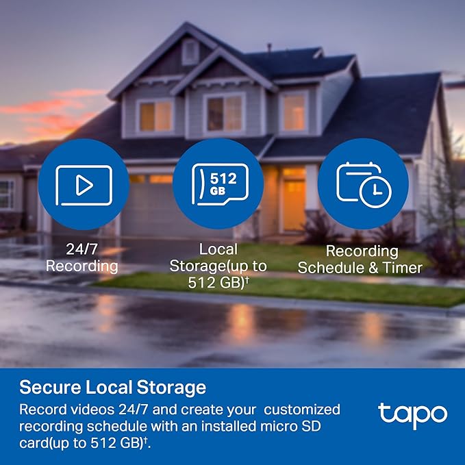 Tapo 1080P Outdoor Wired Pan/Tilt Security Wi-Fi Camera, 360° View, Motion Tracking, Works with Alexa & Google Home, Night Vision, Free AI Detection, Cloud & SD Card Storage(up to 512GB), Tapo C500… - Image 5
