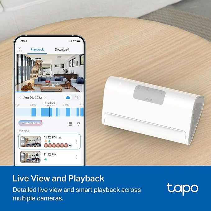 Tapo CentralHub for Smart Home Devices – Connect up to 16 Tapo Cameras & 64 Sub-G Sensors, 16GB Built-in Storage + 2.5'' SATA Expandable Storage Option, Improves Camera AI Accuracy - H500 - Image 8