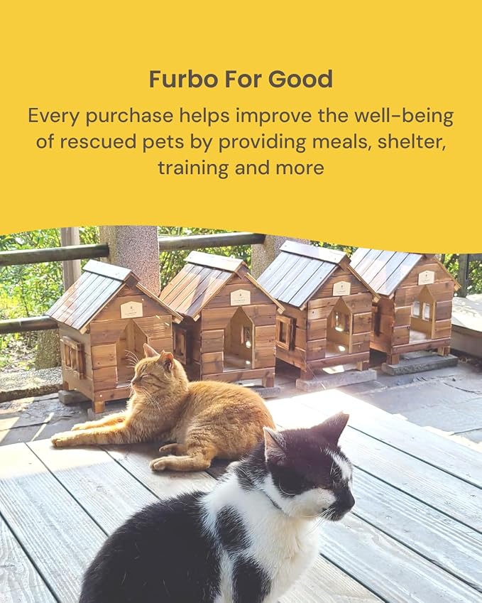 Furbo 360° Cat Camera: Basic See, Talk & Toss Features, No AI Alerts, No Subscription Required, Pet Security Cam w/Meowing Alerts, Rotating View, Treat Toss, 2-Way Audio, Smart Home Kitty Monitoring - Image 4