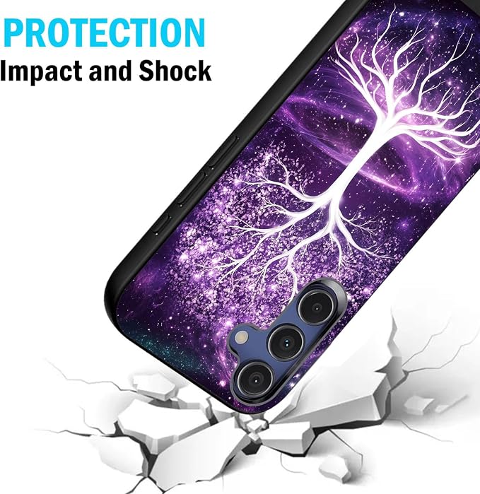 Designed for Galaxy A16 5G Phone Case,Slim Silicone Shockproof Protective Case for Galaxy A16 5G 6.7 inch,Life Tree - Image 2