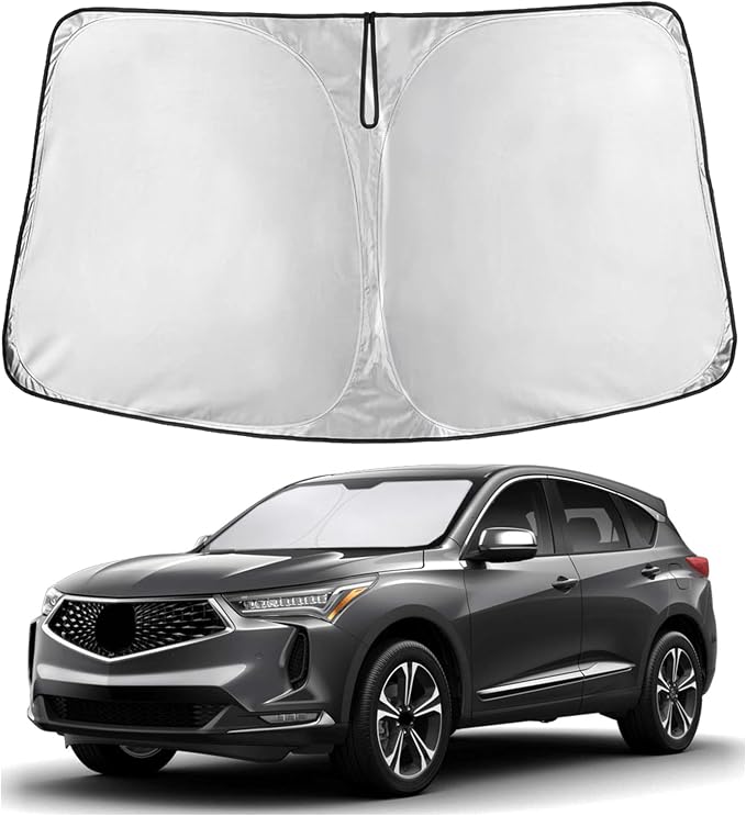 EcoNour Windshield Sunshade Compatible for Acura RDX 2019-2024 2025 2026, Sun Visor for Front Windshield & Window Sun Shade Cover, UV Heat Blocker & Protector, Car Accessories by EcoNour