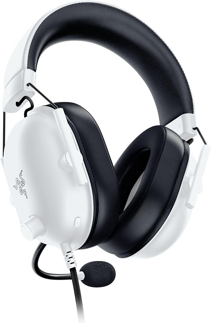 Razer BlackShark V2 X Wired PlayStation Gaming Headset, White | 50mm Drivers, Cardioid Mic, Lightweight, Comfortable Noise Isolating Earcups, For PS5, Xbox Series X, PC, Switch, 3.5 mm Jack - Image 11