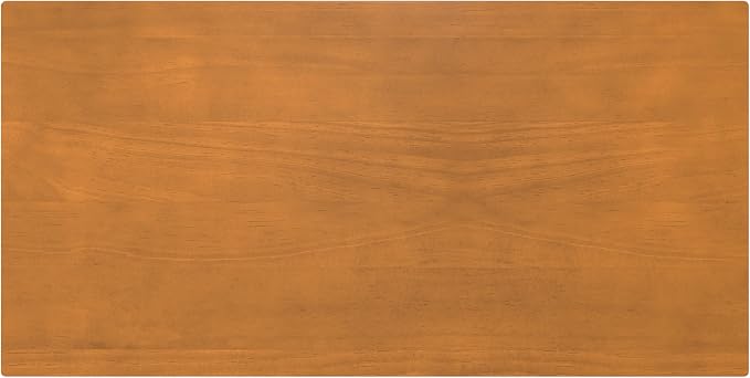 SIMPLIHOME Harper Small Desk - 48 inch Wide Solid Hardwood Writing Desk in Honey Brown, Mid-Century Modern Home Office Table for Study or Work with 2 Drawers and Flip-Down Keyboard Tray - Image 5