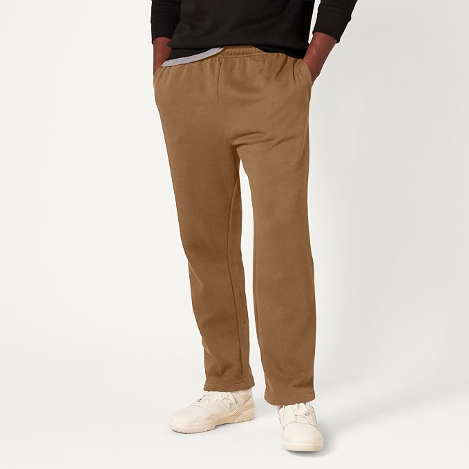 Amazon Essentials Men's Relaxed Straight Leg Fleece Open Bottom Sweatpant (Available in Big & Tall) - Image 7