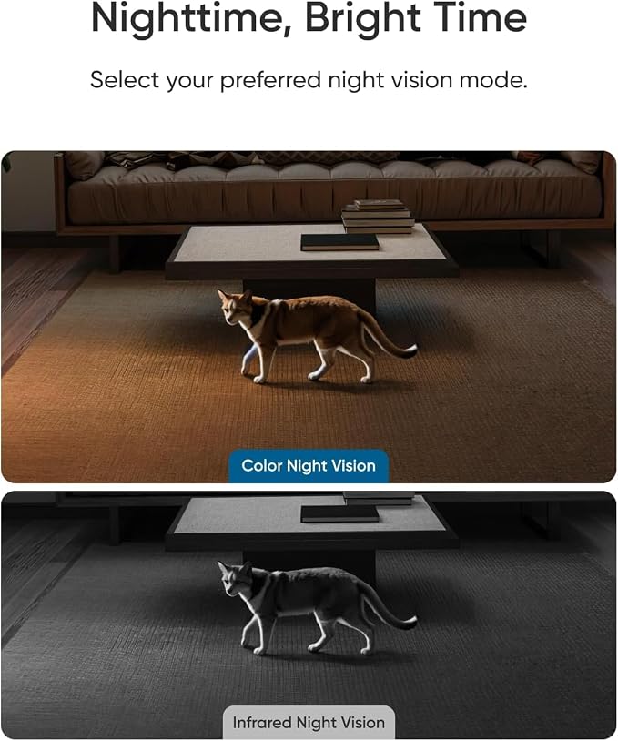 eufy Security 4K Indoor Camera E30-No Subscription,Work as Pet Camera,Nanny/Baby Monitor,Pan&Tilt,AI Auto Tracking,AI Detection,24/7 Recording,Color Night Vision,Two-Way Audio,Works with HomeKit - Image 5
