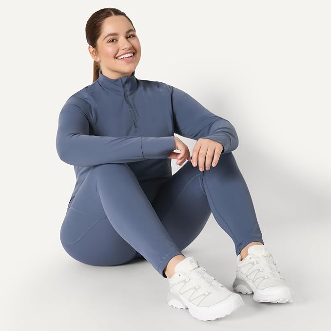 Amazon Essentials Women's Active FormFlex Buttery Soft Slim Fit Quarter Zip Long Sleeve Pullover Jacket - Image 7
