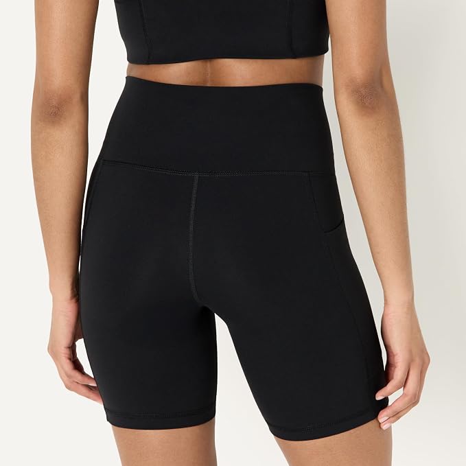 Amazon Essentials Women's Active FormFlex Buttery Soft High Waist Biker Shorts - Image 2