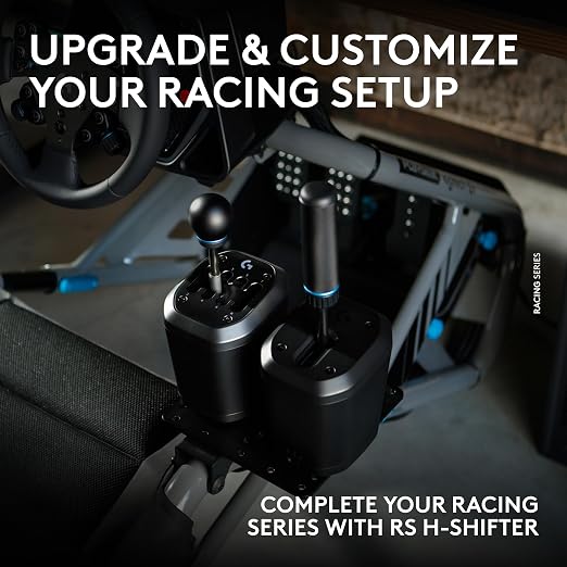 Logitech G RS H-SHIFTER for PC/Xbox/Playstation | Sim Racing shifter compatible with Logitech G PRO and RS50 wheels and G923/G29/G920 with Racing Adapter - Image 8