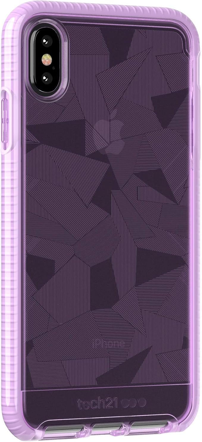tech21 Evo Edge Phone Case with 12ft Drop Protection for Apple iPhone Xs Max - Orchid - Image 4