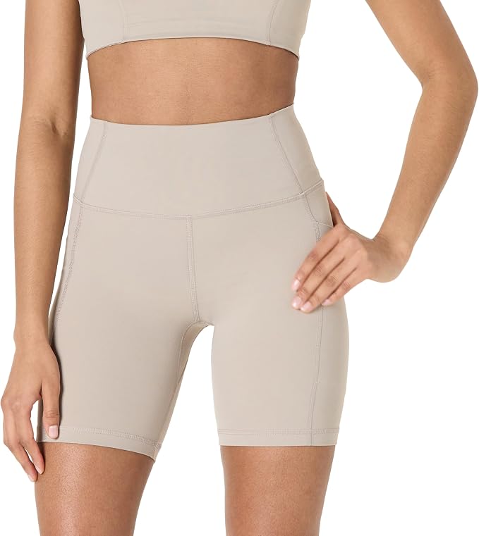 Amazon Essentials Women's Active FormFlex Buttery Soft High Waist Biker Shorts by AmazonEssentials