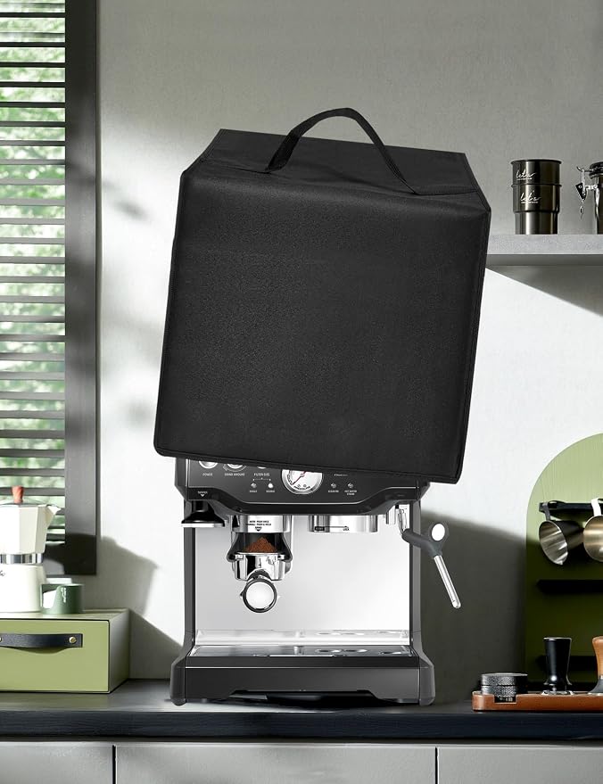 Espresso Machine Cover for BES870XL/ BES880BSS/BES876BSS Coffee Maker | Latte Maker Cover,Heavy Duty Heat-Resistant Waterproof Nylon Case for Espresso Machine - Image 4