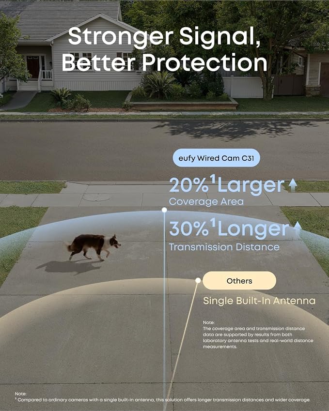 eufy Security Indoor/Outdoor Camera C31(2-Pack), IP66, Spotlight-Free Color Night Vision, 360° Coverage Pan &Tilt, AutoTracking, AI Human/Vehicle/Pet/Cry Detection, 24/7 Recording, No Subscription - Image 7