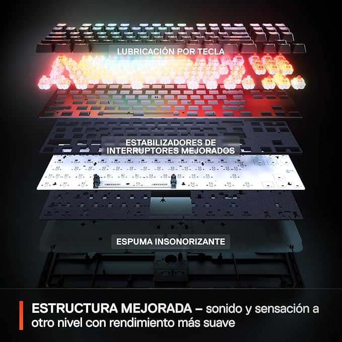 SteelSeries Apex Pro Mini Gen 3 OmniPoint 3.0 HyperMagnetic Switches — Adjustable Actuation — Rapid Trigger — Game-Ready Presets — Protection Mode — Rapid Tap/SOCD — RGB — PBT Keycaps — USB-C - Image 7