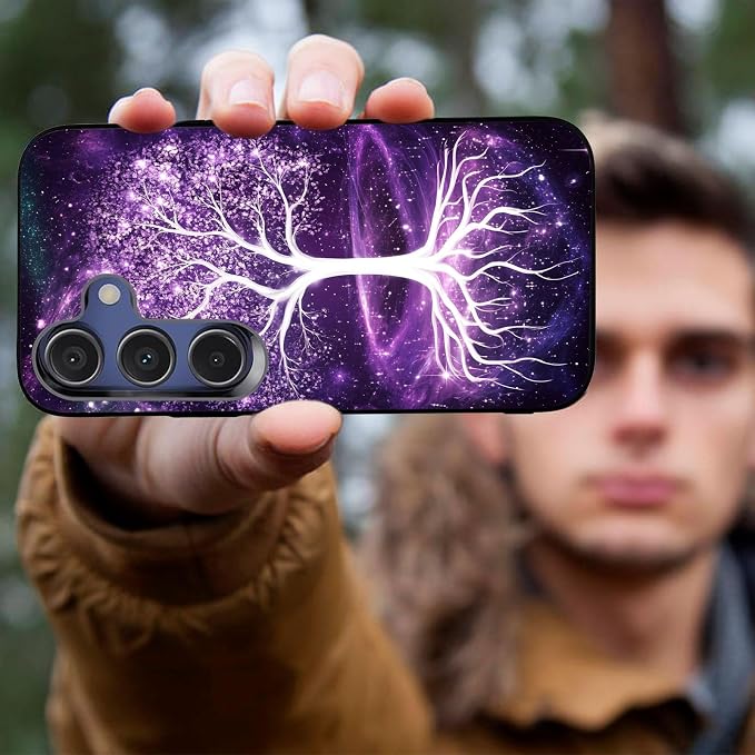 Designed for Galaxy S25 FE Phone Case,Slim Silicone Shockproof Protective Case for Galaxy S25 FE 6.7 inch,Life Tree - Image 4