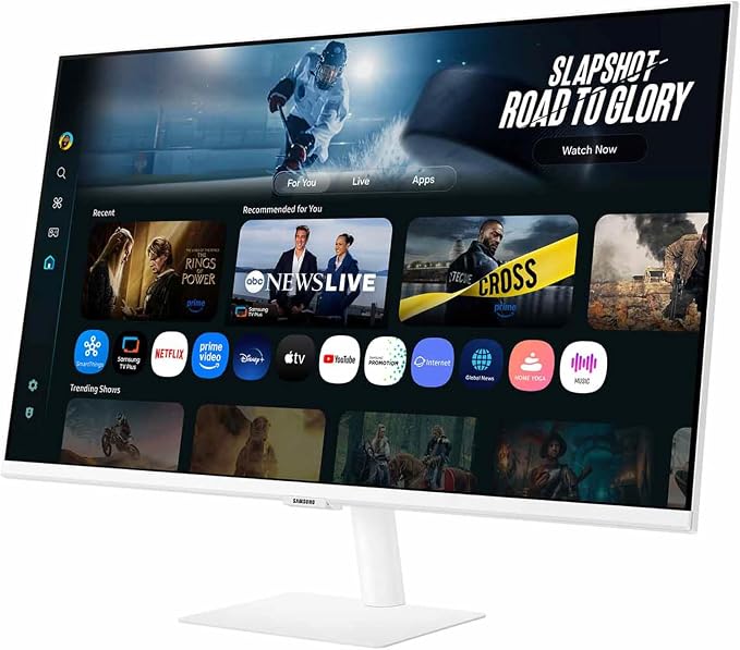 Samsung 32” Smart Monitor M7 (M70F) 4K UHD Display, Samsung Vision AI, Smart TV Apps, Gaming Hub, USB-C, HDMI and USB-A, White, LS32FM703UNXZA, 2025 - Image 14