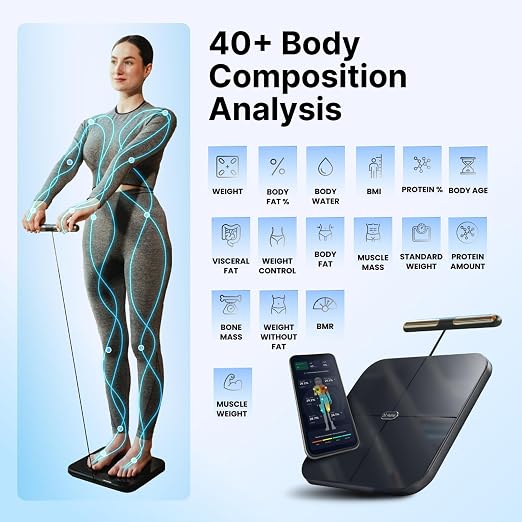Hume Health - The Body Pod - Home Body Analyzer and Free Bluetooth App - 45+ Key Health Metrics - Accurate Personalized Data - Body Composition Scale - Smart Scale for Body Weight - HSA & FSA Eligible - Image 2