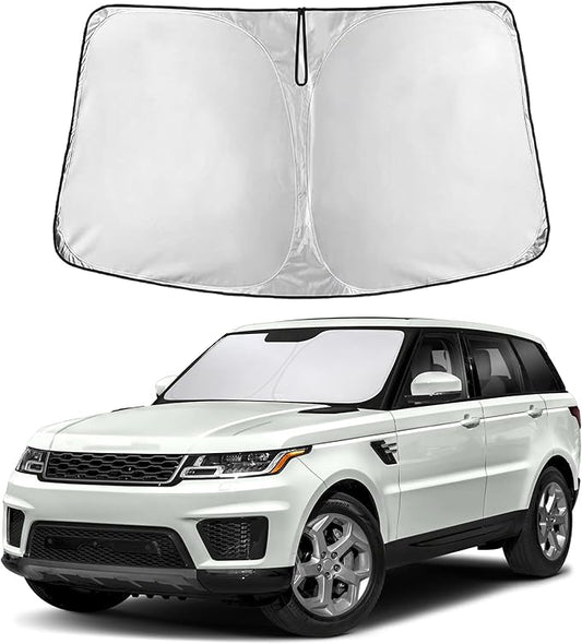EcoNour Windshield Sunshade Compatible for Land Rover Range Rover Sport 2014-2020 2021 2022, Sun Visor for Front Windshield & Window Sun Shade Cover, UV Heat Blocker & Protector, Car Accessories by EcoNour