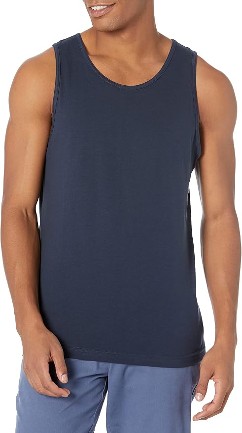 Amazon Essentials Men's Active Quick Dry Tech Stretch Moisture Wicking Lightweight Gym Tank Top by AmazonEssentials