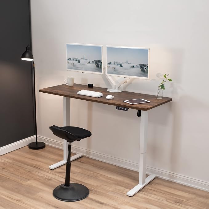 VIVO Steel Reinforcement Bracket Mount Plate for Thin, Glass, and Other Fragile Table Top Surfaces, Compatible with Most Monitor Stand C-Clamp Installations, Anti-Slip No Scratch, White, STAND-AC01RW - Image 7