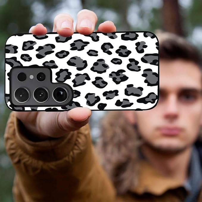 Designed for Galaxy S25 Ultra Phone Case,Slim Silicone Shockproof Protective Case for Galaxy S25 Ultra 6.8 inch,Leopard Print - Image 4