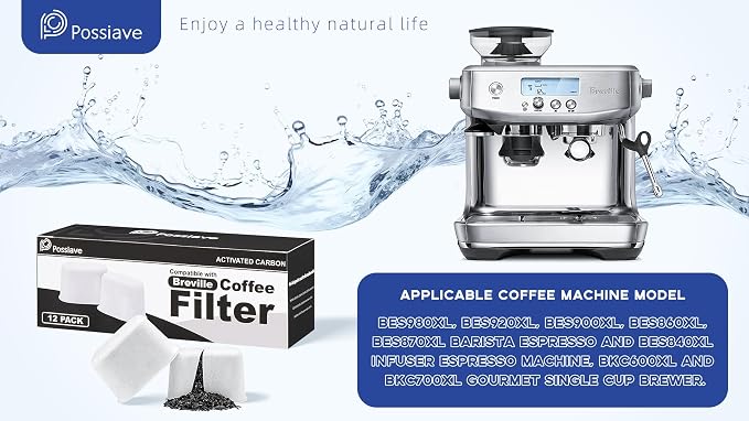 Possiave 18-Pack Water Filters Compatible with Breville BWF100 Machines | Breville Espresso Machine Water Filter Replacement for Barista Express/Pro, Infuser, Dual Boiler, Oracle Series Early - Image 7