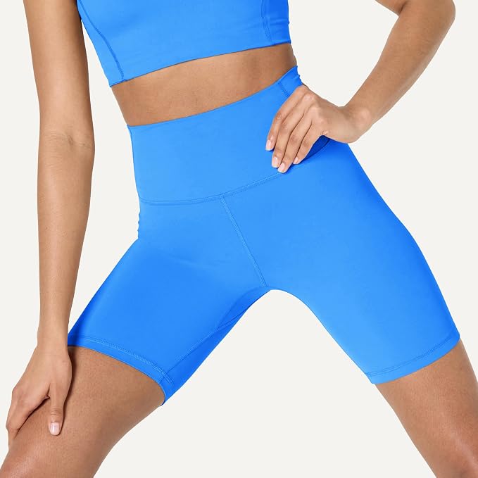 Amazon Essentials Women's Active FormFlex Buttery Soft High Waist Biker Shorts - Image 4