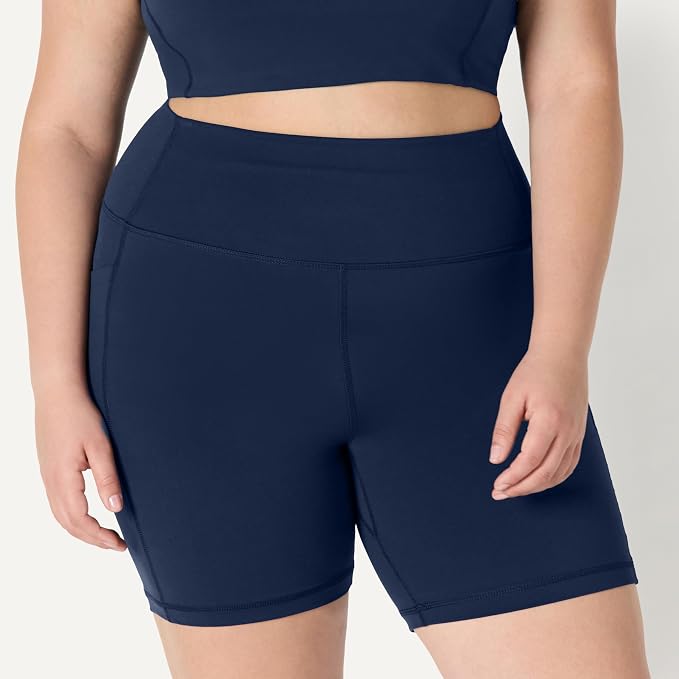 Amazon Essentials Women's Active FormFlex Buttery Soft High Waist Biker Shorts - Image 6