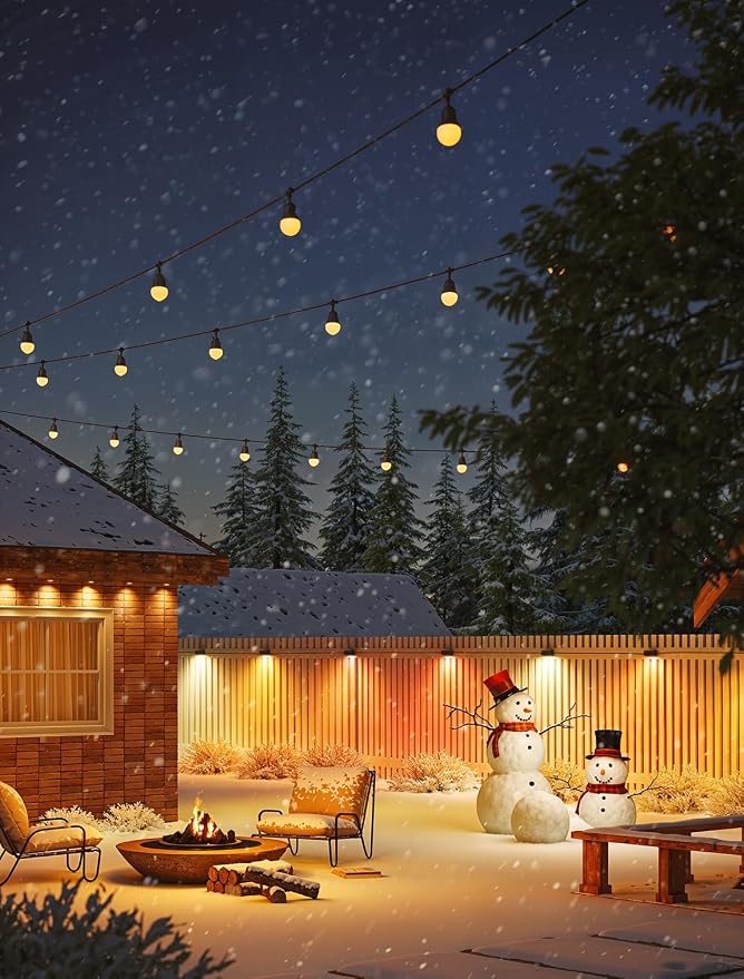 Govee 72ft RGBIC Outdoor Deck Lights, 4000K White Light, IP65 Smart Lights | 60+ scene modes, -4°F to 104°F, APP Remote or Voice Control, Work with Alexa, Matter, Google Home, Music Mode, Patio Decor - Image 2